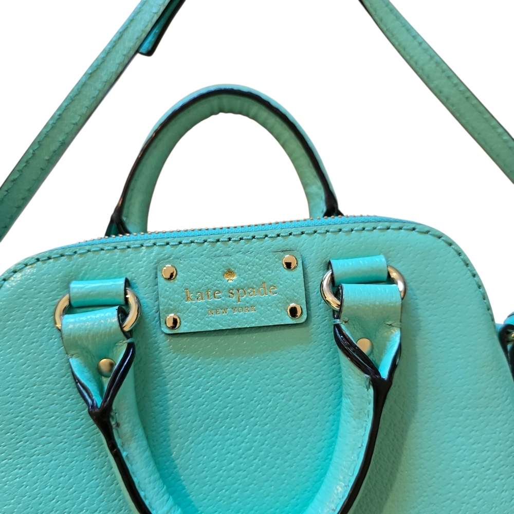 KATE SPADE Wellesley Rachelle Mint Green Mini Bag - Picture 3 of 4